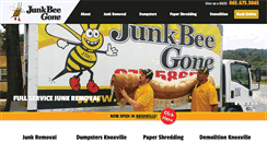 Desktop Screenshot of junkbeegone.biz